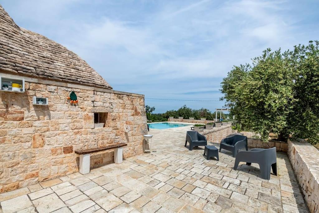 카스텔라나그로테 Trullo Oasi Santo Stefano - Private Pool 빌라 외부 사진