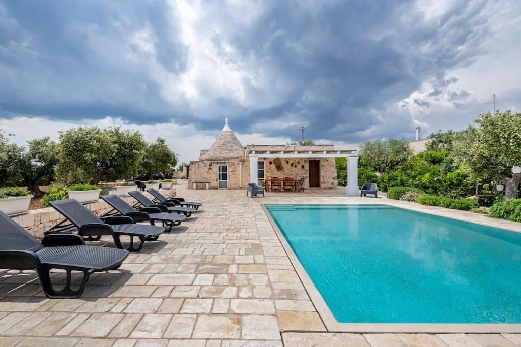 카스텔라나그로테 Trullo Oasi Santo Stefano - Private Pool 빌라 외부 사진